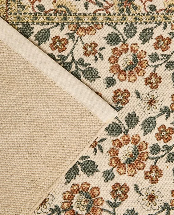 ALFOMBRA BLOCK PRINT ALGODÓN en Multicolor - Alfombras, Uruguay | Zara Home, vista 7