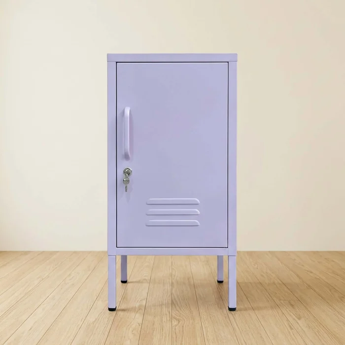 Mesa Lateral 1p Metal Violeta Olivia Lavanda en Violeta - Mesas de living, Uruguay | Divino