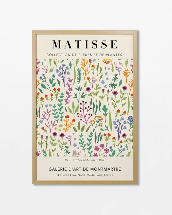 Matisse - Floral N.02 en Multicolor - Láminas, Uruguay | La Cuadrería