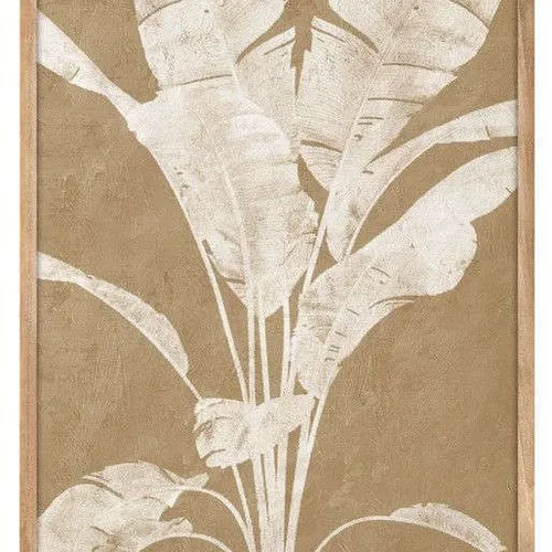 CUADRO PALMA BEIGE 2 - 80 X 60 CMS en Beige - Decoración de pared, Uruguay | La Iberica