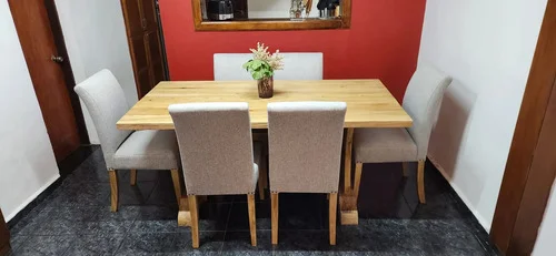 Juego De Comedor Madera Maciza Ozark Campo 6 Sillas Vestir A Eleccion en A Eleccion - Mesas de comedor, Uruguay | Ozark Home, vista 4