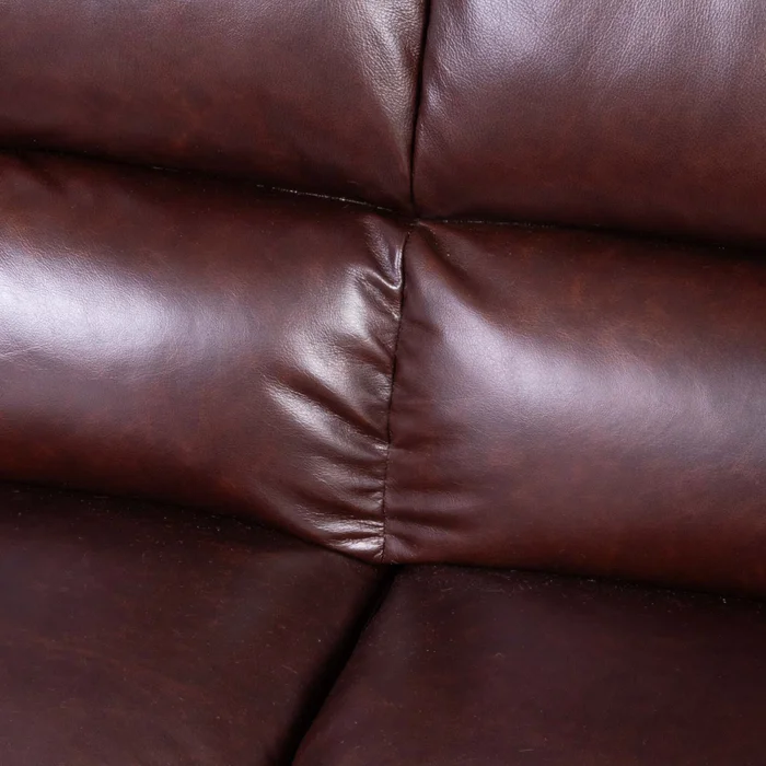 Sofá 2 Cuerpos Cuero-100-natural Marron New Focus Cognac en Marrón - Sillones y sofás, Uruguay | Divino, vista 5