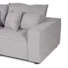 Sofá Modular Maia (3 módulos) - Tela Microfibra - 12074 (Ceniza) en Gris - Sillones y sofás, Uruguay | NYR, vista 5 de 6
