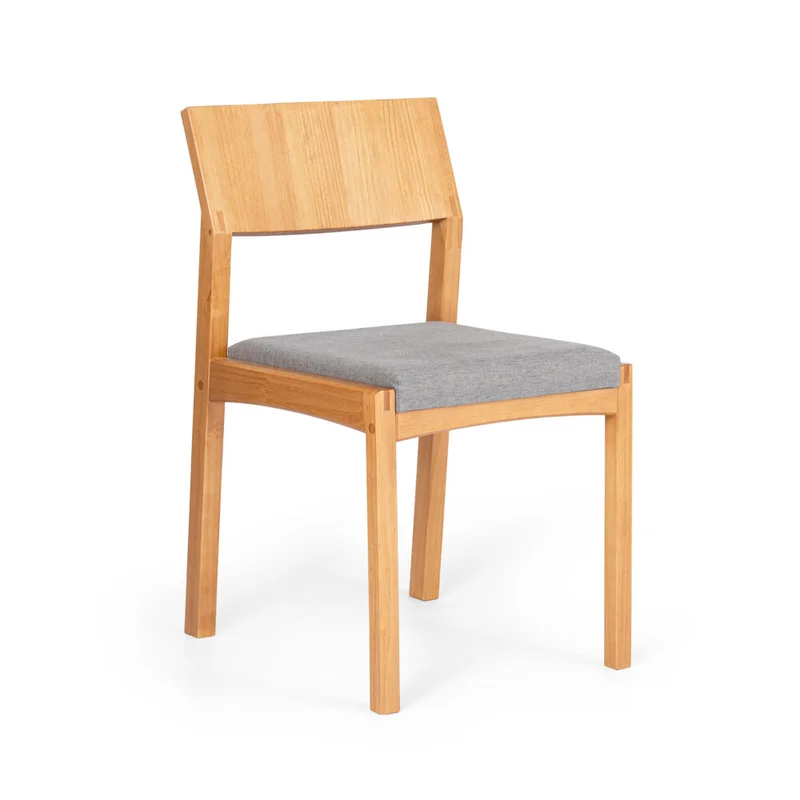 Silla Less (Set X2) en Madera natural - Sillas, Uruguay | Casa Brava, vista 3