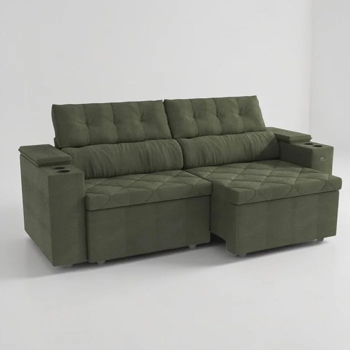 Sofa Otto 260CM - Retractil/Reclinable en Beige - Sillones y sofás, Uruguay | Balton, vista 18