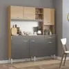 Aereos Cocina Mueble Bajo Mesada Kit Malibu 584 en Blanco - Respaldos de cama, Uruguay | Soy Hogar, vista 4 de 5