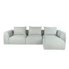 SOFA CORSO CHAISE LONGUE DERECHO 296X105X80CM TELA GRIS CLARO - Sillones y sofás, Uruguay | Vinibel, vista 1 de 2