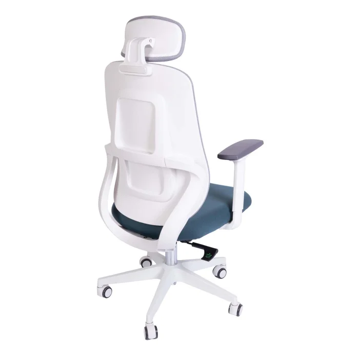 Silla De Oficina Malla Blanco Damasco en Multicolor - Sillas de escritorio, Uruguay | Divino, vista 7