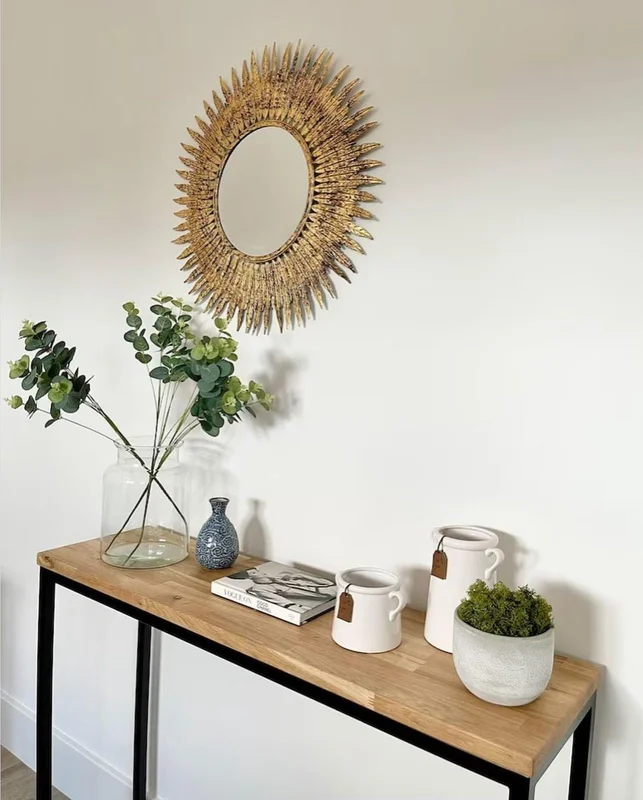 Mesa Consola De Metal Landon en Madera natural - Mesas de arrimo, Uruguay | Tree House Deco, vista 5
