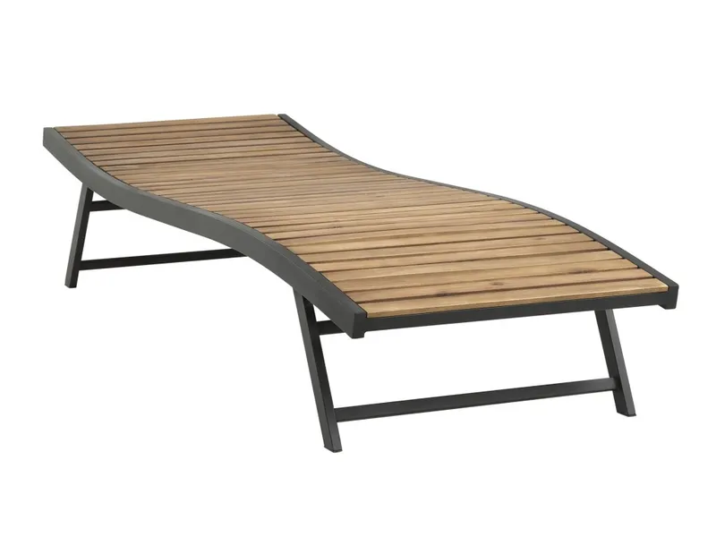 Reposera BAGMARKEN A70xL200 madera dura en Madera natural - Muebles para el exterior, Uruguay | JYSK