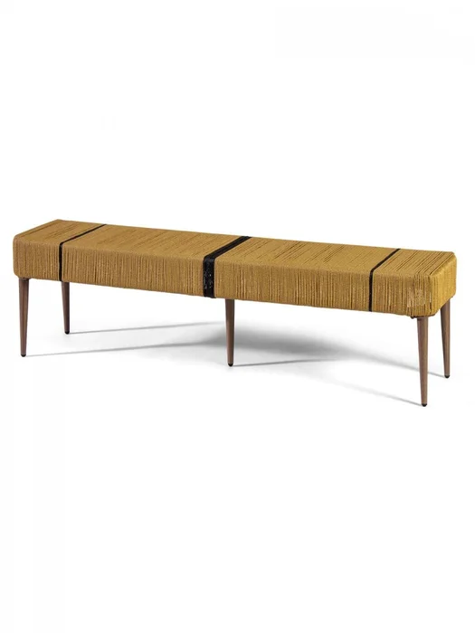BANQUETA EN RATTAN SINTETICO 2056C (D) 160X36X46H CM - Muebles para el exterior, Uruguay | Vinibel