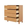 Cómoda 5 Cajones - Madera Maciza - Square en Madera natural - Cómodas, Uruguay | Rústico Hogar, vista 4 de 5