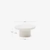 Mesa de centro redonda Addaia de cemento blanco - Ø90 cm x 43cm en Blanco - Mesas de living, Uruguay | Kavehome, vista 6 de 6