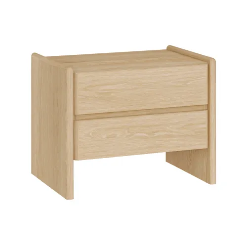 MESA DE LUZ BAKERS ROBLE NAT 65X46X5 en Madera natural - Mesas de luz, Uruguay | Masinfinito Casa