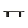 MESA COMEDOR OSIM OVAL TEKA NEGRA en Negro - Mesas de comedor, Uruguay | Masinfinito Casa, vista 1 de 4