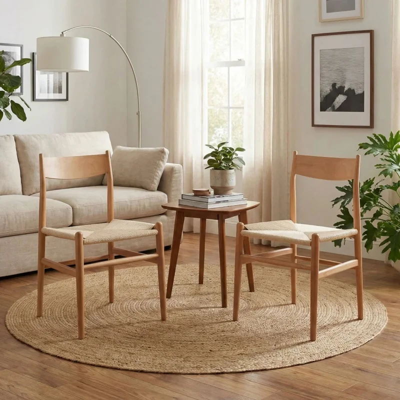 Silla de Comedor Madera natural Beige Portugal - Línea Serena en Beige - Sillas, Uruguay | Ecowood, vista 3