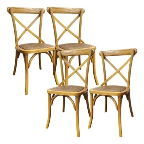 Promo 4 Sillas Vienesa en Madera natural - Sillas, Uruguay | La Cueva Muebles, vista 10