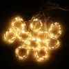Cortina lluvia luces led cálida decoración 3x3mts - Lámparas de mesa, Uruguay | Buho Store, vista 8 de 9