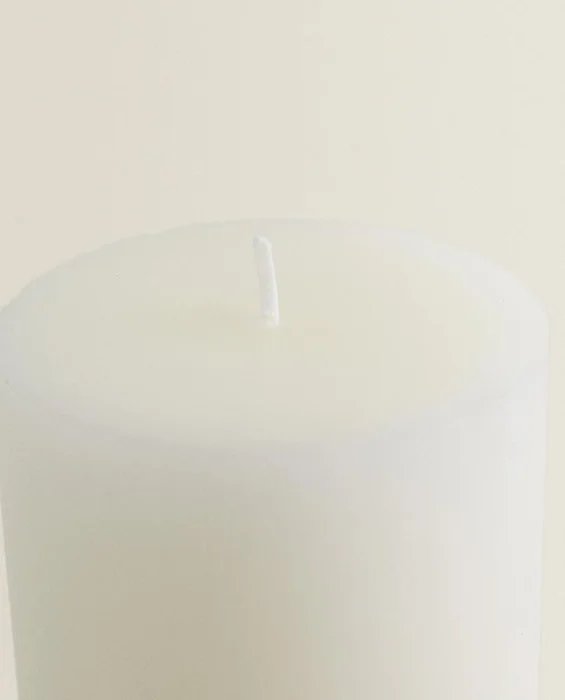 VELA DECORATIVA CILÍNDRICA en Blanco - Velas y Portavelas, Uruguay | Zara Home, vista 4