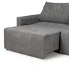 Sofá Cama Noronha - Tela Microfibra - TC1011 (Grafito) en Gris - Sillones y sofás, Uruguay | NYR, vista 5 de 8