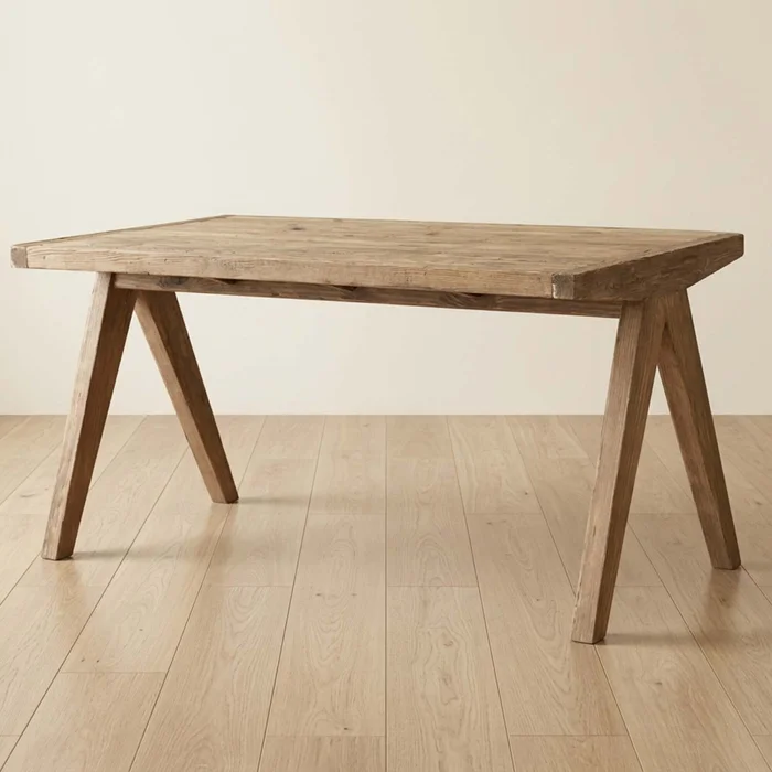 Mesa De Comedor Madera Natural-beige Ceibo en Madera natural - Mesas de comedor, Uruguay | Divino