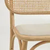 Silla Doriane de madera maciza - de roble acabado natural y asiento de tela en Madera natural - Sillas, Uruguay | Kavehome, vista 5 de 9