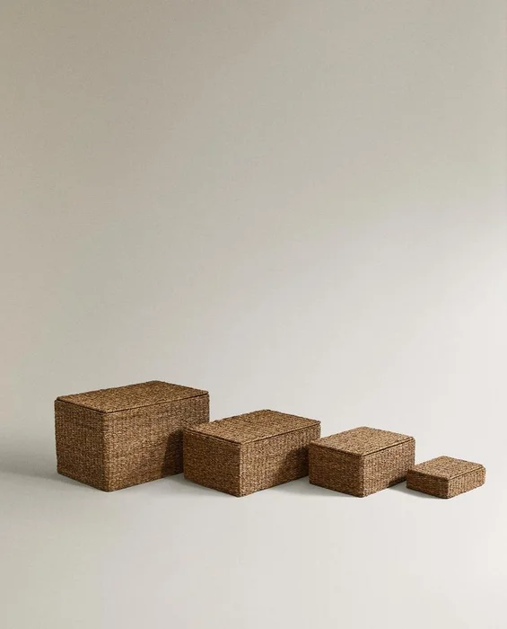 CESTA SEAGRASS TAPA - Canastos, Uruguay | Zara Home, vista 2
