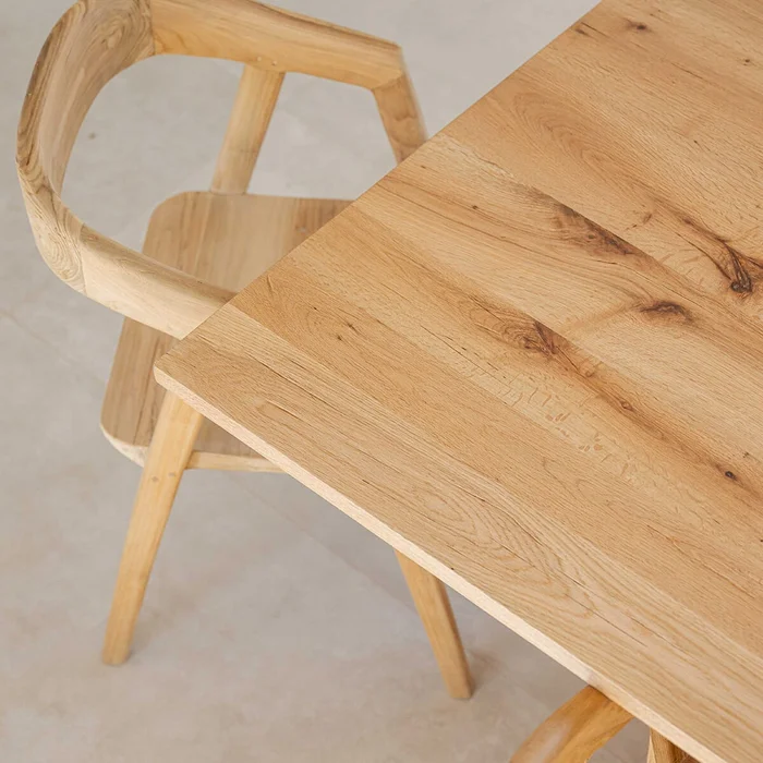Mesa de comedor Tania 240 en Madera natural - Mesas de comedor, Uruguay | De Arcos, vista 4