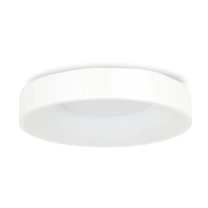 Plafon LED Redondo Philly 50 CM Blanco en Blanco - Lámparas colgantes, Uruguay | Serlux