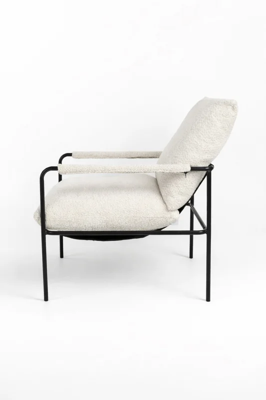Butaca Dominique - Crema en Madera natural - Sillones y sofás, Uruguay | Indian, vista 4