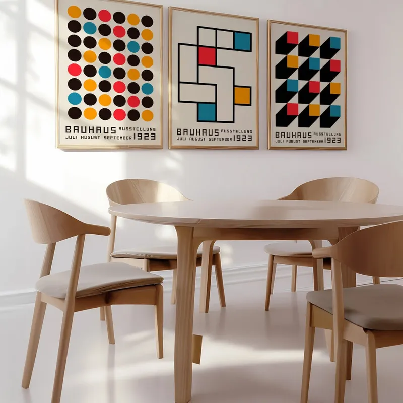 Bauhaus - Colores en Multicolor - Láminas, Uruguay | La Cuadrería