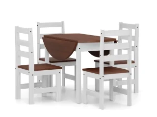 Juego de comedor Redondo 4 sillas en Multicolor - Mesas de comedor, Uruguay | Quesal, vista 3