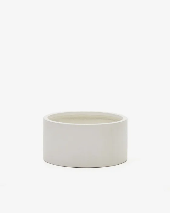 Macetero Aiguablava de cemento blanco - Ø 62 cm en Blanco - Muebles para el exterior, Uruguay | Kavehome