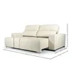 Sofá Madi Reclinable - Cuero Básico - 2 cuerpos - Arena - (Preventa) en Beige - Sillones y sofás, Uruguay | NYR, vista 6 de 6