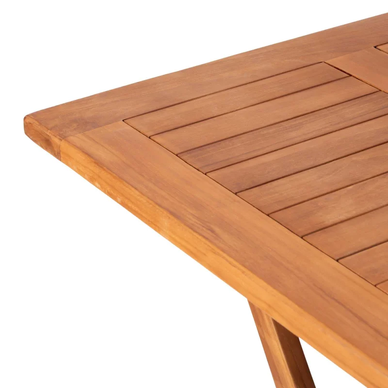 Mesa Exterior 80cm Teca Natural-beige Taki en Madera natural - Muebles para el exterior, Uruguay | Divino, vista 3