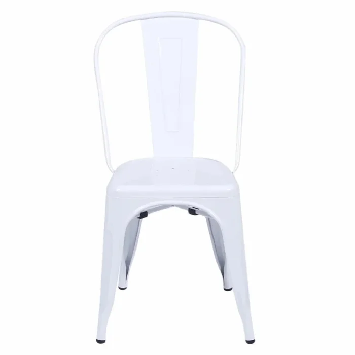 Silla Metálica Tolix - Blanco en Blanco - Sillas, Uruguay | Ecowood, vista 4