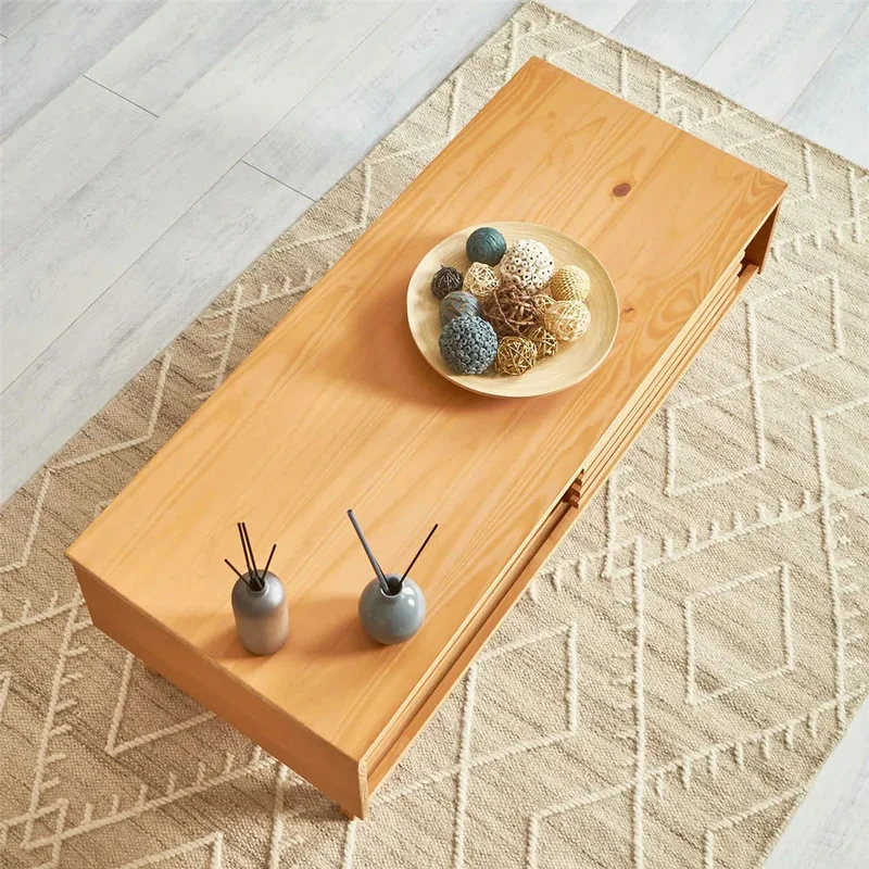 Mesa Ratona Ripado Sean - Madera Maciza en Madera natural - Mesas de living, Uruguay | Balton, vista 8