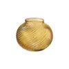 JARRON RED VIDRIO RELIEVE 15.5X15.5X12.5CM AMARILLO en Amarillo - Jarrones, Uruguay | Koz, vista 1 de 3