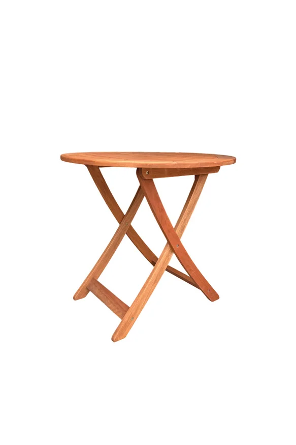 MESA DE COMEDOR PLEGABLE DIAMETRO 100X83H JATOBA - Muebles para el exterior, Uruguay | Vinibel, vista 2