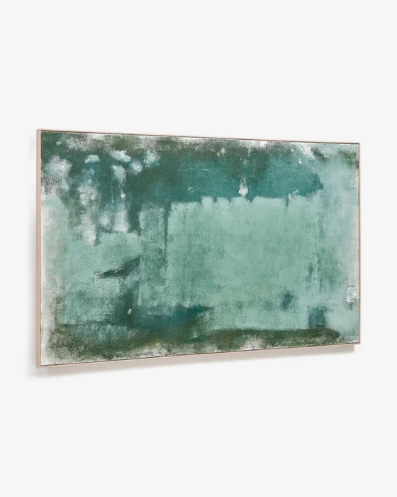 Cuadro abstracto Selnar - verde 202 x 122 cm en Verde - Decoración de pared, Uruguay | Kavehome