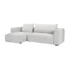 SOFA CORSO CHAISE IZQ 266X105X80CM (2PIEZAS) TELA GRIS CLARO - Sillones y sofás, Uruguay | Vinibel, vista 2 de 4