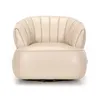 Butaca Volpi Giratoria - Cuero Básico - Arena - (Preventa) en Beige - Butacas, banquetas y puffs, Uruguay | NYR, vista 2 de 3