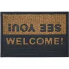 FELPUDO COCO/GOMA 40X60CM H.1CM WELCOME/SEE YOU - Textiles, Uruguay | Decohogar, vista 2 de 3