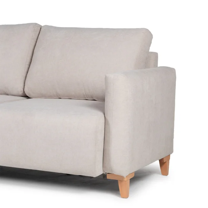 Rinconera Cuarzo - Tela Microfibra - Chaise izquierdo - TC 1010 (Beige) en Beige - Sillones y sofás, Uruguay | Nyr, vista 4