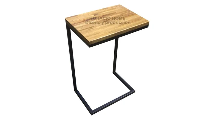 Mesa auxiliar c en Negro - Mesas de arrimo, Uruguay | Horacio Home