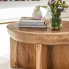 MESA MEDITERRANEO - SUAR - DIAMETRO 75 CMS en Madera natural - Mesas de living, Uruguay | La Iberica, vista 1 de 14