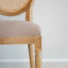 Silla Ovalo / Natural con tapizado beige en Rústico - Sillas, Uruguay | Fabrica Italiana, vista 3 de 5