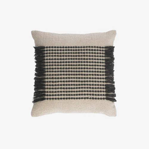 Almohadón Odelia 45 x 45 cm en Beige, Negro - Textiles, Uruguay | Kavehome