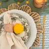 Servilleteros de cuero natural – Set x6 - Textiles, Uruguay | Dreams On Time, vista 17 de 22