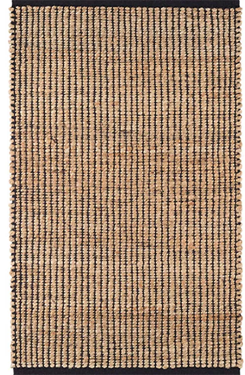 GRIDWORK BLACK YUTE en Negro - Textiles, Uruguay | Sentido Jose Ignacio